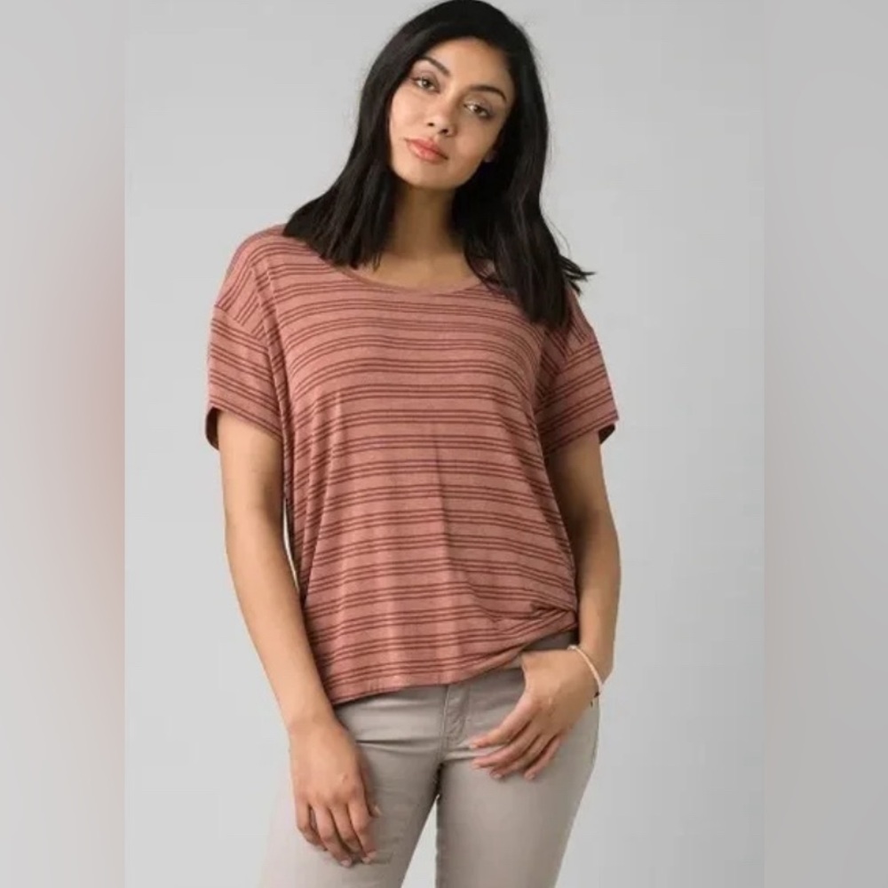 Prana Foundation Slouch Stripe Top